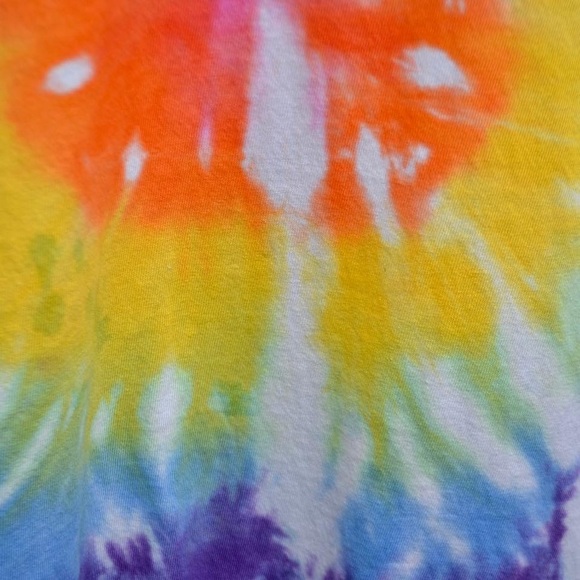 Handmade Tie Dye Crystal & Gems Graphic Tee Size M - Picture 2 of 4